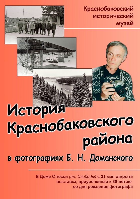 Афиша выставки Б.Н. Доманского